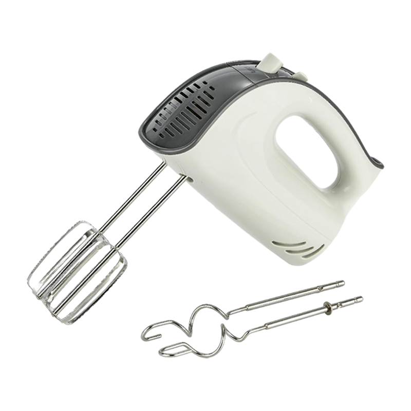 Ang mixer ng kamay na may variable na bilis ng pagluluto at pagluluto